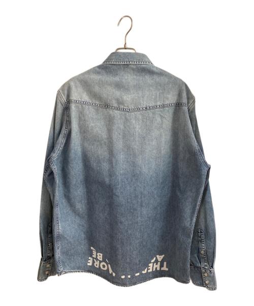 MM6 Maison Margiela（エムエムシックスメゾンマルジェラ）MM6 Maison Margiela (エムエムシックスメゾンマルジェラ) DENEM SIDA SHIRT ブルー サイズ:48の古着・服飾アイテム