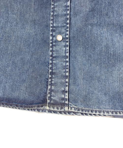 MM6 Maison Margiela（エムエムシックスメゾンマルジェラ）MM6 Maison Margiela (エムエムシックスメゾンマルジェラ) DENEM SIDA SHIRT ブルー サイズ:48の古着・服飾アイテム