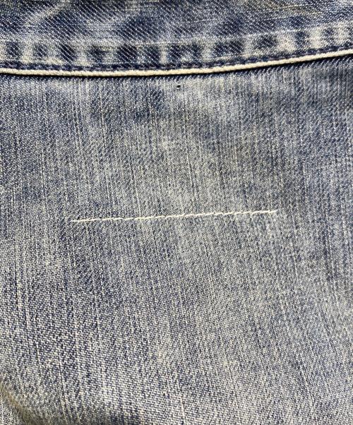 MM6 Maison Margiela（エムエムシックスメゾンマルジェラ）MM6 Maison Margiela (エムエムシックスメゾンマルジェラ) DENEM SIDA SHIRT ブルー サイズ:48の古着・服飾アイテム