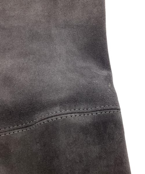STUART WEITZMAN（スチュアートワイツマン）STUART WEITZMAN (スチュアートワイツマン) スウェード ニーハイブーツ グレー サイズ:5の古着・服飾アイテム