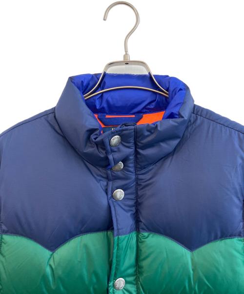 POLO RALPH LAUREN（ポロ・ラルフローレン）POLO RALPH LAUREN (ポロ・ラルフローレン) ダウンベスト ネイビー×グリーン サイズ:Mの古着・服飾アイテム