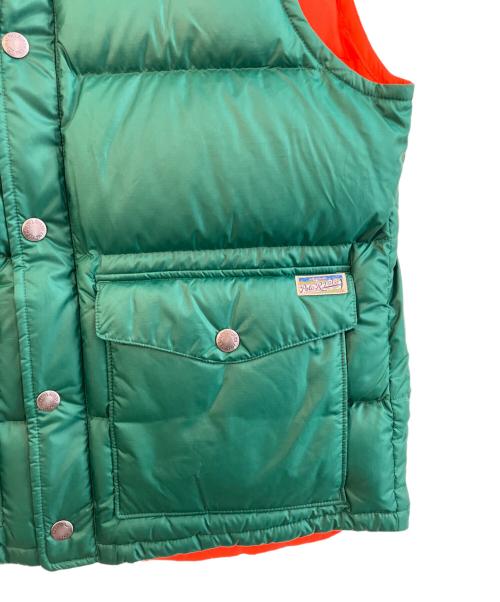 POLO RALPH LAUREN（ポロ・ラルフローレン）POLO RALPH LAUREN (ポロ・ラルフローレン) ダウンベスト ネイビー×グリーン サイズ:Mの古着・服飾アイテム