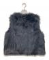 UNITED ARROWS (ユナイテッドアローズ) フェイクファー ショートベスト ブラック サイズ:記載なし：10000円