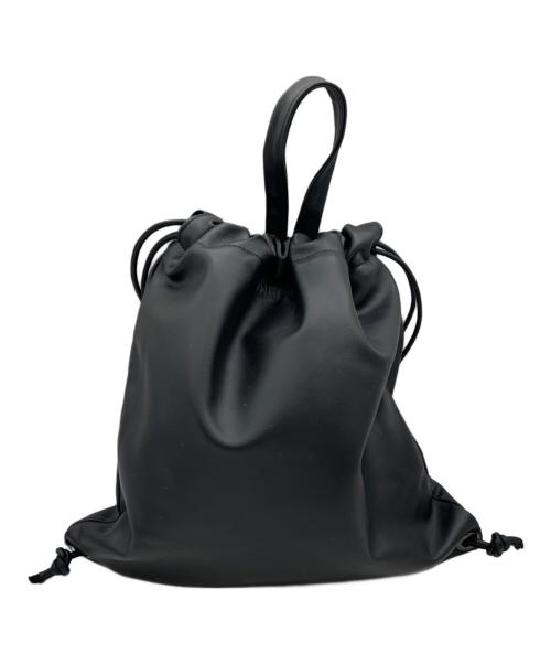 AULENTTI（オウレンティ）AULENTTI (オウレンティ) レザーナップザック ブラックの古着・服飾アイテム