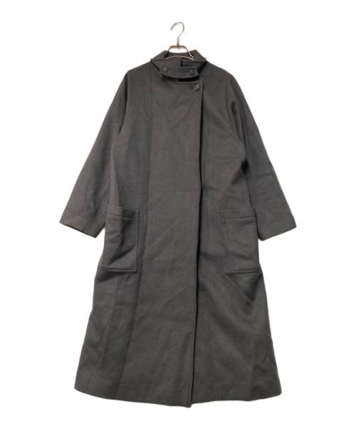 Lui's（ルイス）Lui's (ルイス) ハイクオリティ メルトンオーバーコート グレー サイズ:Freeの古着・服飾アイテム