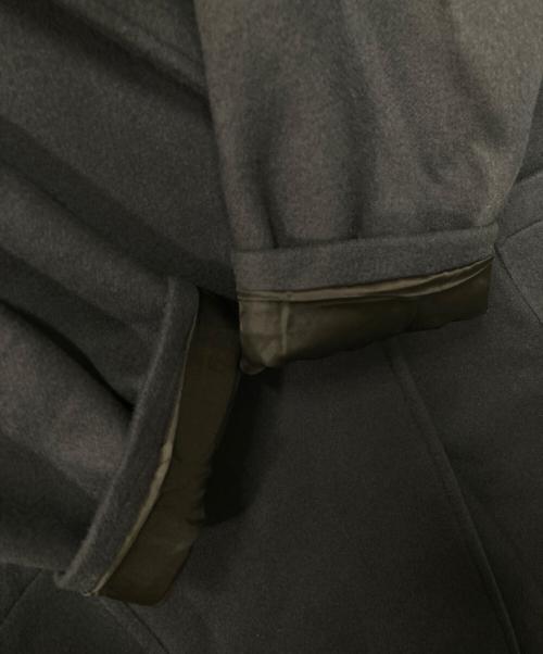 Lui's（ルイス）Lui's (ルイス) ハイクオリティ メルトンオーバーコート グレー サイズ:Freeの古着・服飾アイテム