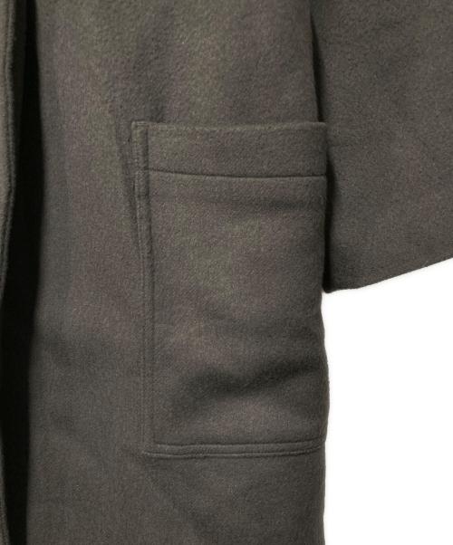 Lui's（ルイス）Lui's (ルイス) ハイクオリティ メルトンオーバーコート グレー サイズ:Freeの古着・服飾アイテム