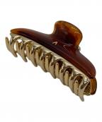 accaアッカ）の古着「ヘアクリップ」｜ブラウン×ゴールド