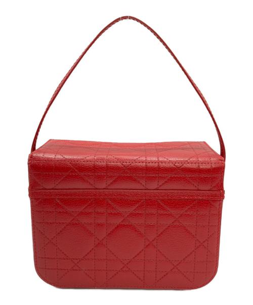 Christian Dior（クリスチャン ディオール）Christian Dior (クリスチャン ディオール) バニティバッグ レッドの古着・服飾アイテム