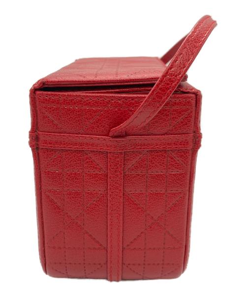 Christian Dior（クリスチャン ディオール）Christian Dior (クリスチャン ディオール) バニティバッグ レッドの古着・服飾アイテム