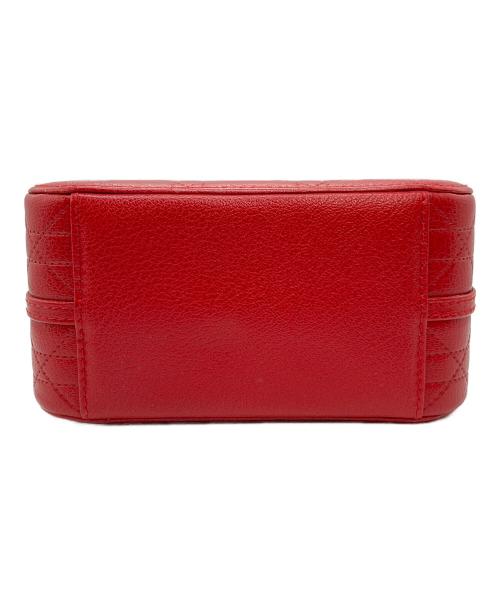 Christian Dior（クリスチャン ディオール）Christian Dior (クリスチャン ディオール) バニティバッグ レッドの古着・服飾アイテム