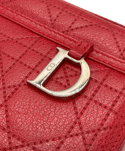 Christian Dior（クリスチャン ディオール）Christian Dior (クリスチャン ディオール) バニティバッグ レッドの古着・服飾アイテム
