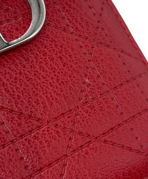Christian Dior（クリスチャン ディオール）Christian Dior (クリスチャン ディオール) バニティバッグ レッドの古着・服飾アイテム