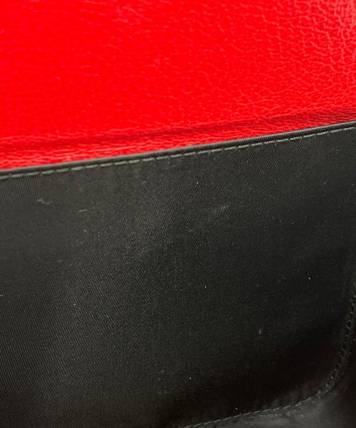 Christian Dior（クリスチャン ディオール）Christian Dior (クリスチャン ディオール) バニティバッグ レッドの古着・服飾アイテム