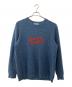 maison kitsune（メゾンキツネ）の古着「クルーネックニット」｜ブルー