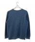 maison kitsune (メゾンキツネ) クルーネックニット ブルー サイズ:L：13000円