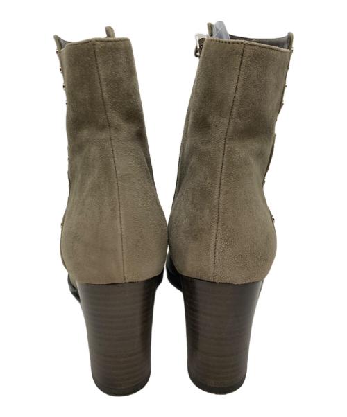 JIMMY CHOO（ジミーチュウ）JIMMY CHOO (ジミーチュウ) スエードスタッズブーツ グレー サイズ:36の古着・服飾アイテム