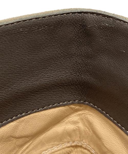 JIMMY CHOO（ジミーチュウ）JIMMY CHOO (ジミーチュウ) スエードスタッズブーツ グレー サイズ:36の古着・服飾アイテム