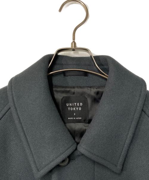 UNITED TOKYO（ユナイテッドトーキョー）UNITED TOKYO (ユナイテッドトーキョー) 撥水SUPER140's ステンカラーコート グレー サイズ:3の古着・服飾アイテム