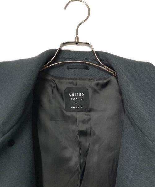 UNITED TOKYO（ユナイテッドトーキョー）UNITED TOKYO (ユナイテッドトーキョー) 撥水SUPER140's ステンカラーコート グレー サイズ:3の古着・服飾アイテム