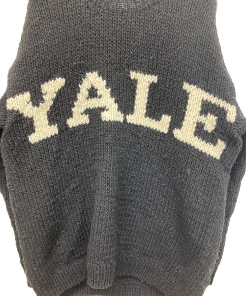 YALE university（イェールユニバーシティ）YALE university (イェールユニバーシティ) THE BOOK STORE (ザ ブックストア) ロゴニット ブラック サイズ:表記なしの古着・服飾アイテム