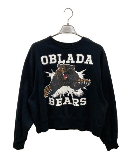 Oblada（オブラダ）Oblada (オブラダ) BEARS スウェット ブラック サイズ:FREEの古着・服飾アイテム