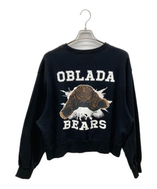 Oblada（オブラダ）Oblada (オブラダ) BEARS スウェット ブラック サイズ:FREEの古着・服飾アイテム