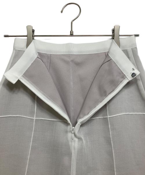 LE CIEL BLEU（ルシェルブルー）LE CIEL BLEU (ルシェルブルー) ロングスカート ホワイト サイズ:36 未使用品の古着・服飾アイテム