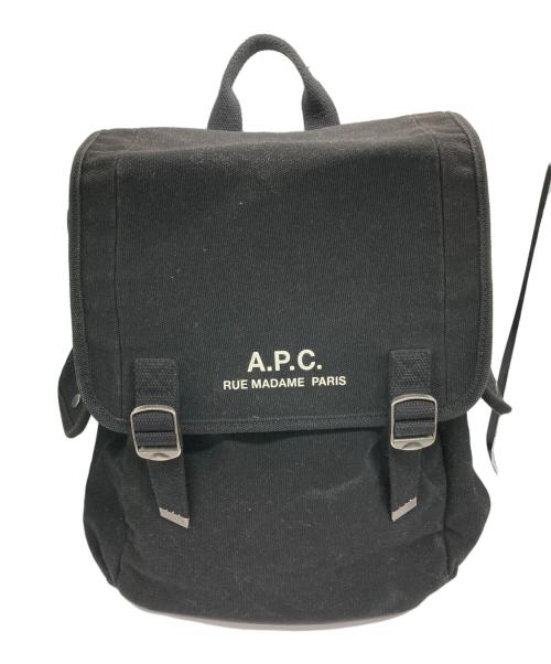 A.P.C.（アーペーセー）A.P.C. (アーペーセー) SAC A DOS RECUPERATION/リュック ブラックの古着・服飾アイテム