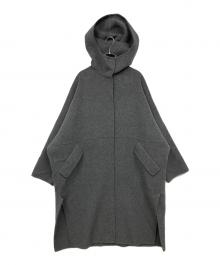 LE CIEL BLEU（ルシェルブルー）の古着「フードダブルフェイスコート」｜グレー