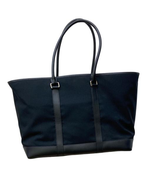 COACH（コーチ）COACH (コーチ) レザーコンビトートバッグ ブラックの古着・服飾アイテム