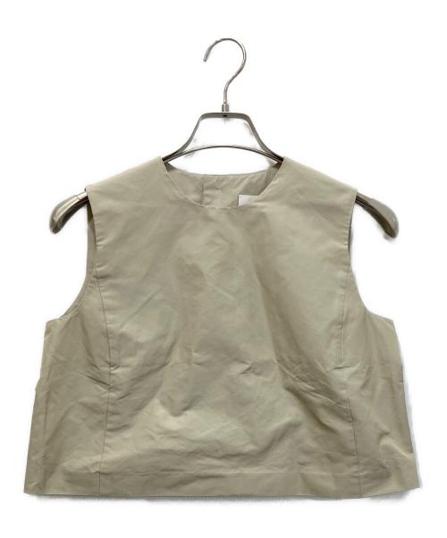 saqui（サキ）saqui (サキ) タフタクロップドトップ アイボリー サイズ:36の古着・服飾アイテム