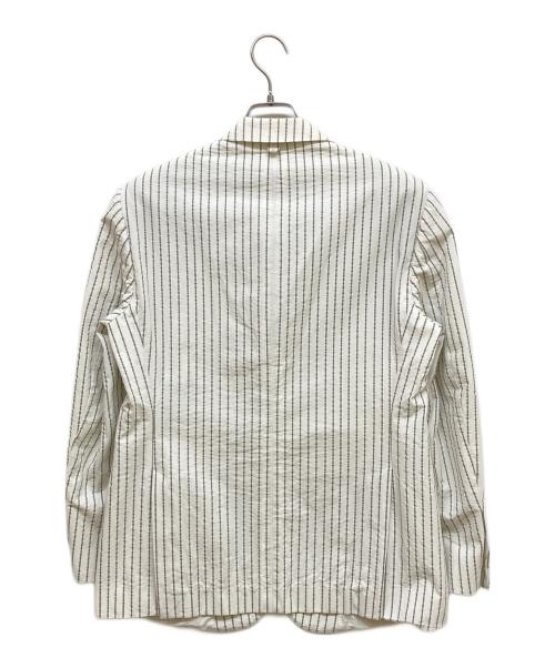 Black Fleece by BROOKS BROTHERS（ブラックフリース バイ ブルックスブラザーズ）Black Fleece by BROOKS BROTHERS (ブラックフリース バイ ブルックスブラザーズ) シアサッカーテーラードジャケット アイボリー サイズ:BB1の古着・服飾アイテム