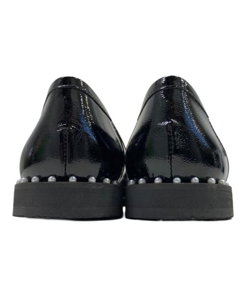DIANA（ダイアナ）DIANA (ダイアナ) リボンパールローファー ブラック サイズ:24cmの古着・服飾アイテム
