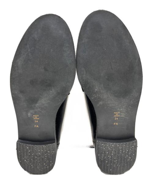 DIANA（ダイアナ）DIANA (ダイアナ) リボンパールローファー ブラック サイズ:24cmの古着・服飾アイテム