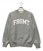 FRAGMENT DESIGNフラグメントデザイン）の古着「クルーネックスウェット」｜グレー