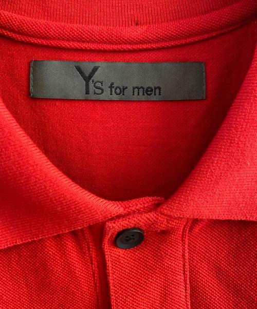 Y's for men（ワイズフォーメン）Y's for men (ワイズフォーメン) 25SS ポロシャツ レッド サイズ:2の古着・服飾アイテム