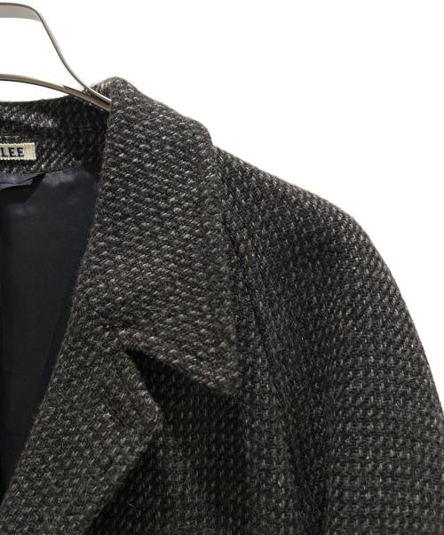 AURALEE（オーラリー）AURALEE (オーラリー) ALPACA WOOL SILK TWEED SOUTIEN COLLAR COAT A25AC01LS ブラウン×グレー サイズ:3の古着・服飾アイテム