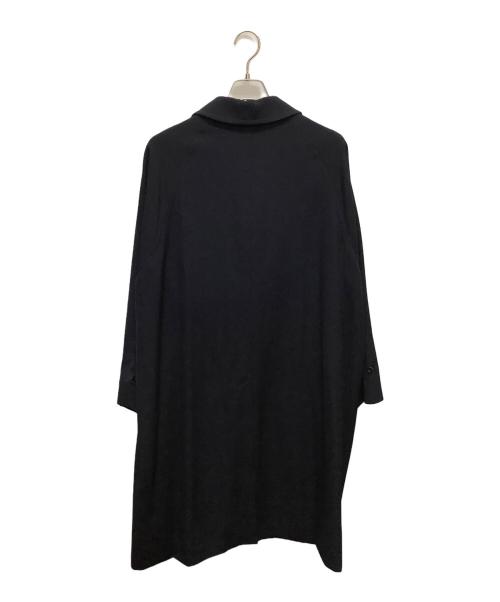 Aquascutum（アクアスキュータム）Aquascutum (アクアスキュータム) JOURNAL STANDARD (ジャーナルスタンダード) EX WOOL GABARDINE BALMACHAN COAT ネイビー サイズ:36 未使用品の古着・服飾アイテム