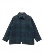 DESCENDANTディセンダント）の古着「CLAIRTON PLAID JACKET」｜グリーン×ネイビー