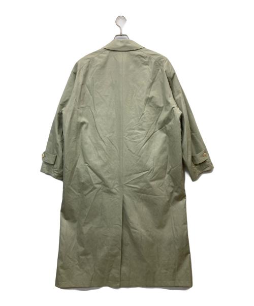 AURALEE（オーラリー）AURALEE (オーラリー) WASHED FINX GABARDINE SOUTIEN COLLAR COAT ライトカーキ サイズ:1 未使用品の古着・服飾アイテム