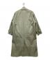 AURALEE (オーラリー) WASHED FINX GABARDINE SOUTIEN COLLAR COAT ライトカーキ サイズ:1 未使用品：50000円