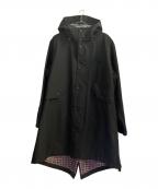 eYe JUNYA WATANABE MAN×BROOKS BROTHERSアイ ジュンヤワタナベマン×ブルックスブラザーズ）の古着「モッズコート」｜ブラック