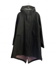 eYe JUNYA WATANABE MAN×BROOKS BROTHERS（アイ ジュンヤワタナベマン×ブルックスブラザーズ）の古着「モッズコート」｜ブラック