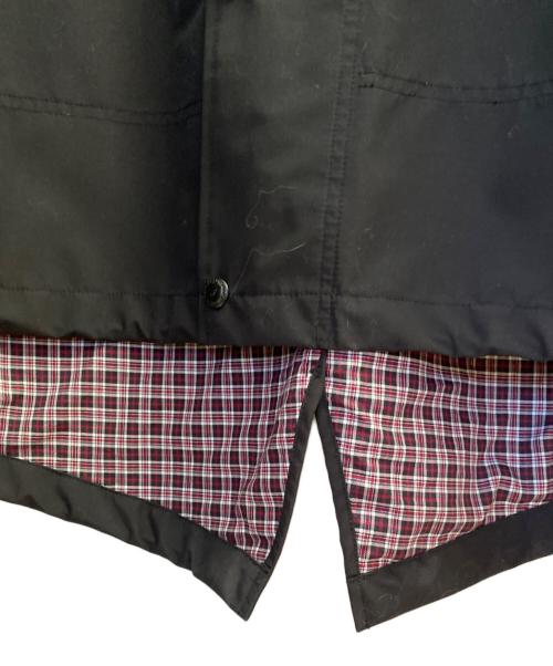 eYe JUNYA WATANABE MAN（アイ ジュンヤワタナベマン）eYe JUNYA WATANABE MAN (アイ ジュンヤワタナベマン) BROOKS BROTHERS (ブルックスブラザーズ) モッズコート ブラック サイズ:XSの古着・服飾アイテム