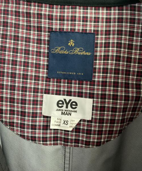 eYe JUNYA WATANABE MAN（アイ ジュンヤワタナベマン）eYe JUNYA WATANABE MAN (アイ ジュンヤワタナベマン) BROOKS BROTHERS (ブルックスブラザーズ) モッズコート ブラック サイズ:XSの古着・服飾アイテム