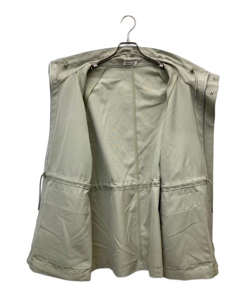 AURALEE（オーラリー）AURALEE (オーラリー) WOOL MAX CANVAS HIGH NECK ZIP BLOUSON ライトカーキ サイズ:3の古着・服飾アイテム