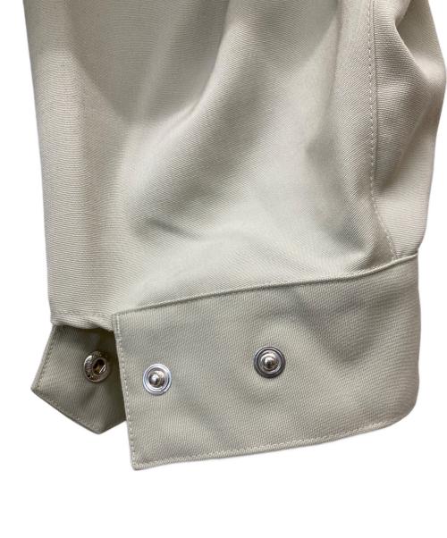 AURALEE（オーラリー）AURALEE (オーラリー) WOOL MAX CANVAS HIGH NECK ZIP BLOUSON ライトカーキ サイズ:3の古着・服飾アイテム