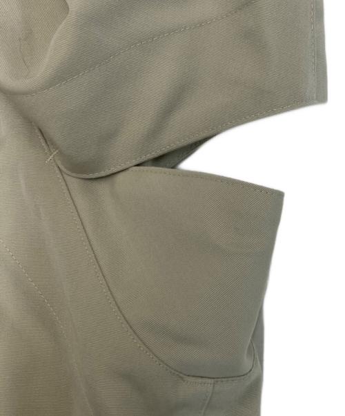 AURALEE（オーラリー）AURALEE (オーラリー) WOOL MAX CANVAS HIGH NECK ZIP BLOUSON ライトカーキ サイズ:3の古着・服飾アイテム