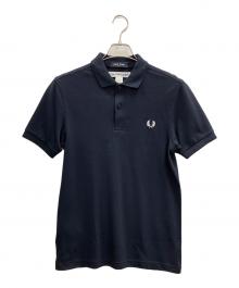 FRED PERRY×COMME des GARCONS SHIRT（フレッドペリー×コムデギャルソンシャツ）の古着「POLO SHIRT Strong Will」｜ネイビー